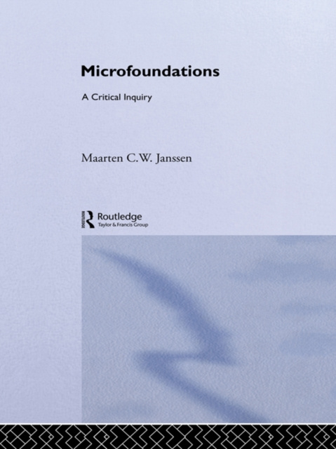 E-book Microfoundations Maarten Janssen