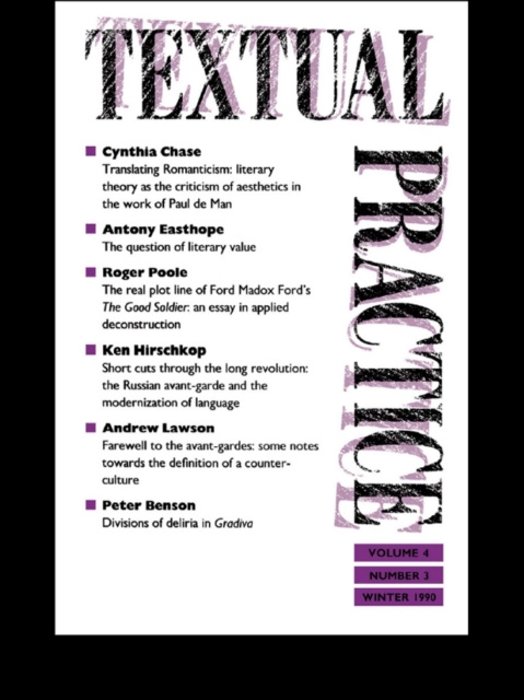 E-knjiga Textual Practice Terence Hawkes