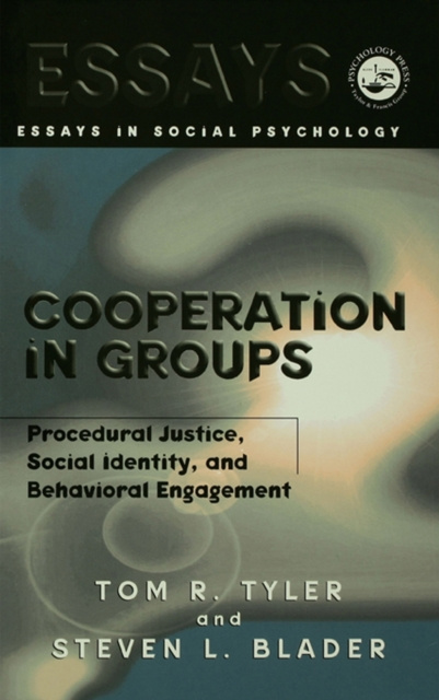 E-Book Cooperation in Groups Tom Tyler