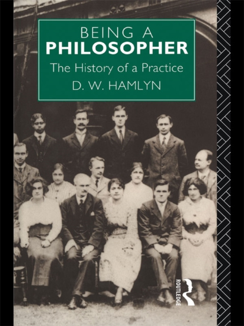 E-book Being a Philosopher David W. Hamlyn