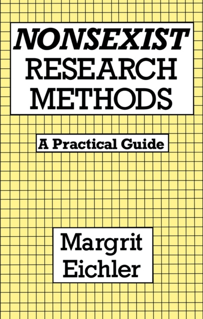 E-kniha Nonsexist Research Methods Margrit Eichler