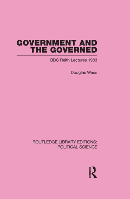 Livre numérique Government and the Governed Douglas Wass