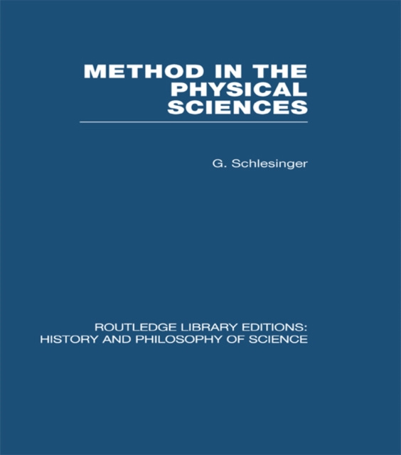 E-knjiga Method in the Physical Sciences G Schlesinger