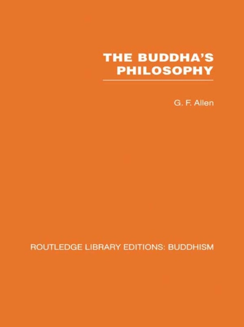 E-knjiga Buddha's Philosophy G F Allen
