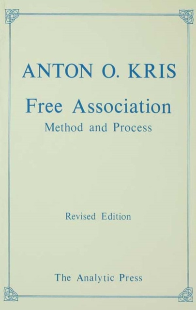 E-book Free Association Anton O. Kris