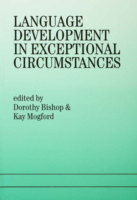 E-book Language Development In Exceptional Circumstances Dorothy Bishop