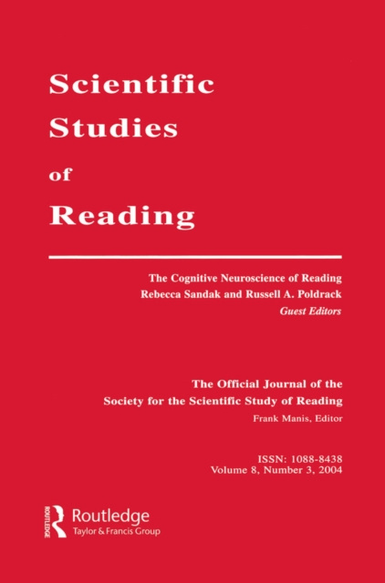 E-kniha Cognitive Neuroscience of Reading Rebecca Sandak