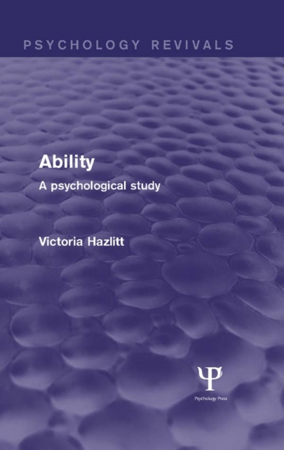 E-kniha Ability (Psychology Revivals) Victoria Hazlitt