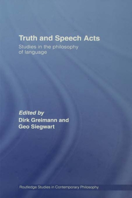 E-knjiga Truth and Speech Acts Dirk Greimann