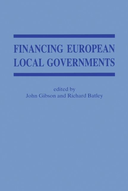 E-kniha Financing European Local Government Richard Batley