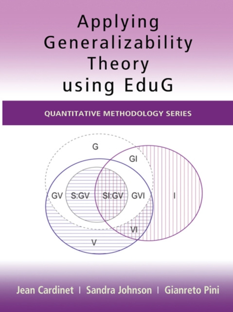 E-book Applying Generalizability Theory using EduG Jean Cardinet