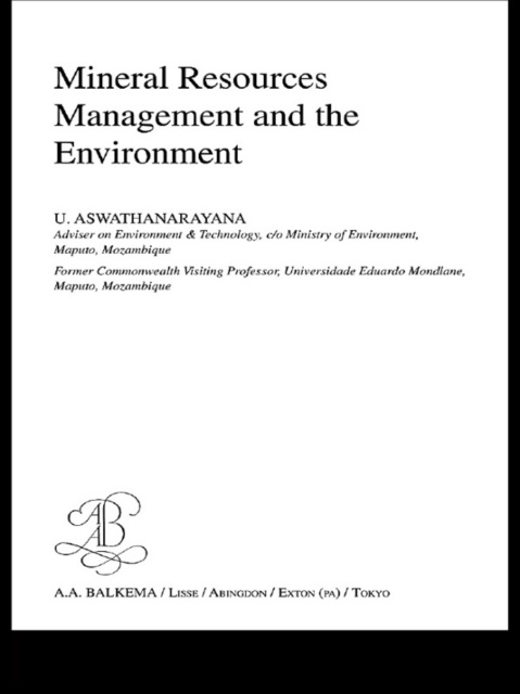 E-knjiga Mineral Resources Management and the Environment U. Aswathanarayana