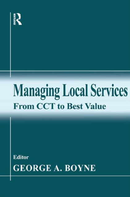 E-kniha Managing Local Services George A. Boyne