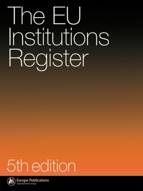 E-knjiga Eu Institutions Register Europa