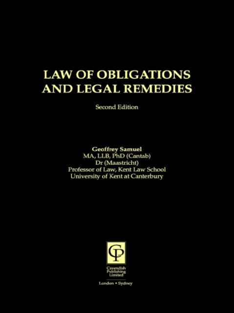 E-kniha Law of Obligations & Legal Remedies Geoffrey Samuel