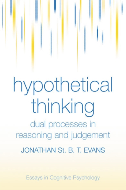 E-kniha Hypothetical Thinking Jonathan St. B. T. Evans