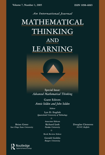 E-knjiga Advanced Mathematical Thinking Annie Selden