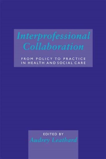 E-knjiga Interprofessional Collaboration Audrey Leathard