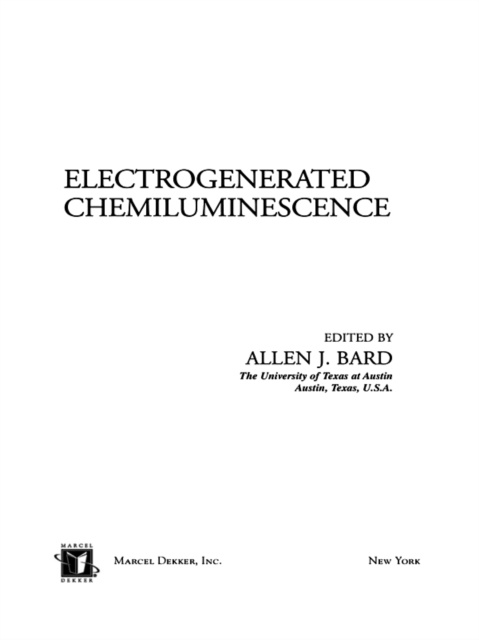 E-knjiga Electrogenerated Chemiluminescence Allen J. Bard