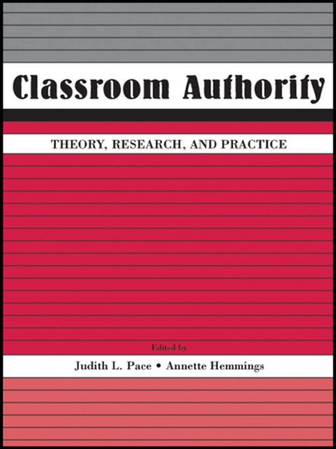 E-book Classroom Authority Judith L. Pace