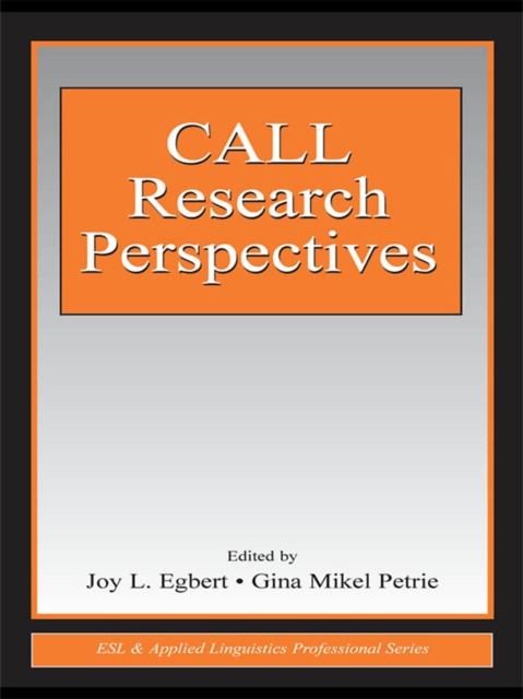 E-kniha CALL Research Perspectives Joy L. Egbert