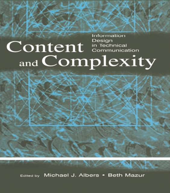 E-book Content and Complexity Michael J. Albers