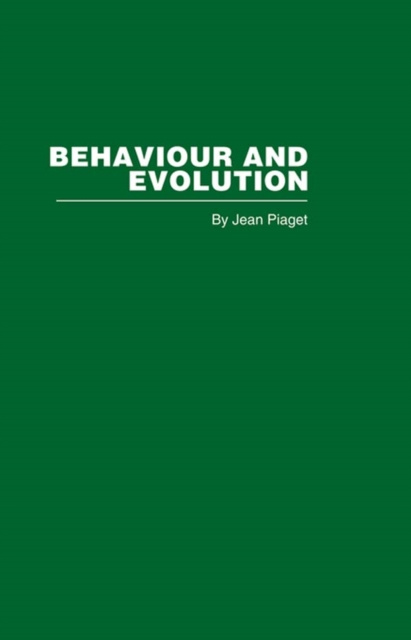 E-book Behaviour and Evolution Jean Piaget