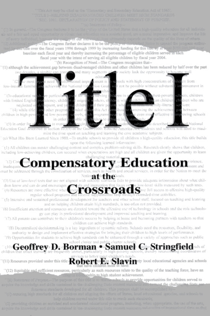 ebook Title I Geoffrey D. Borman