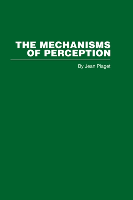 E-book Mechanisms of Perception Jean Piaget
