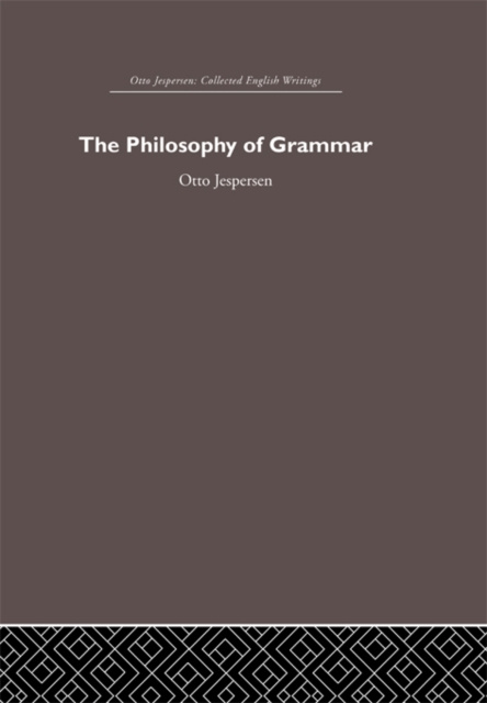 E-kniha Philosophy of Grammar Otto Jespersen