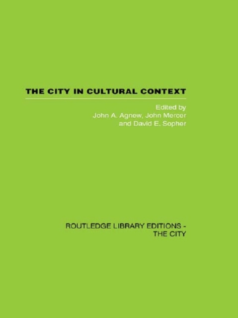 E-kniha City in Cultural Context John Agnew