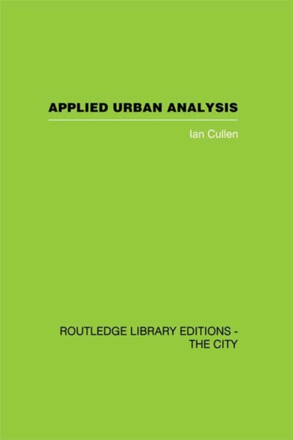 E-kniha Applied Urban Analysis Ian Cullen