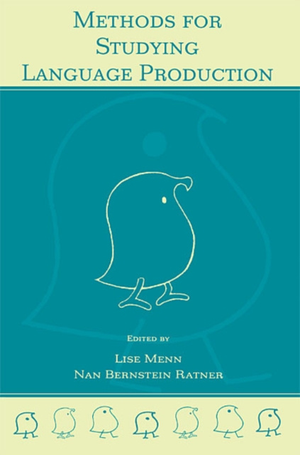 E-kniha Methods for Studying Language Production Lise Menn