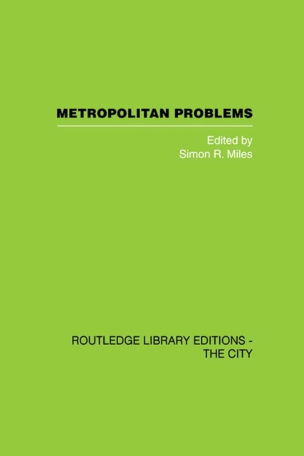 E-book Metropolitan Problems S. Miles