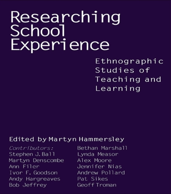 E-knjiga Researching School Experience Martyn Hammersley