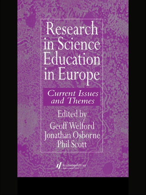 E-kniha Research in science education in Europe Geoff Welford
