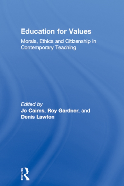 E-knjiga Education for Values Jo Cairns