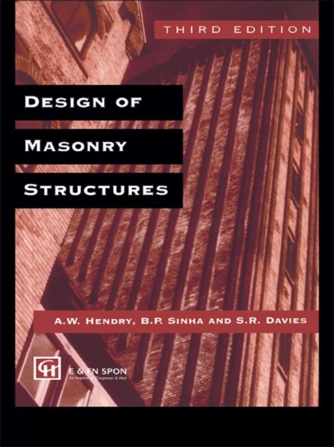 E-book Design of Masonry Structures A.W. Hendry