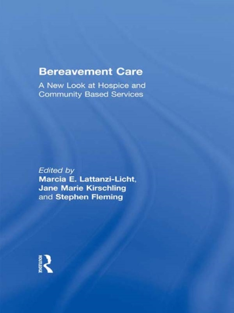 E-Book Bereavement Care Jane Marie Kirschling