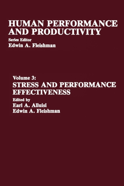 E-knjiga Stress and Performance Effectiveness Earl A. Alluisi