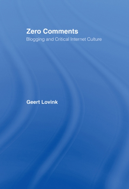 E-knjiga Zero Comments Geert Lovink