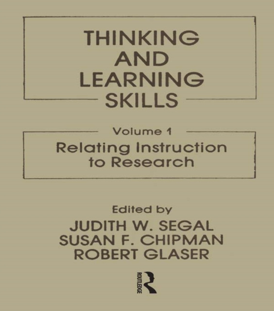 E-knjiga Thinking and Learning Skills J. W Segal