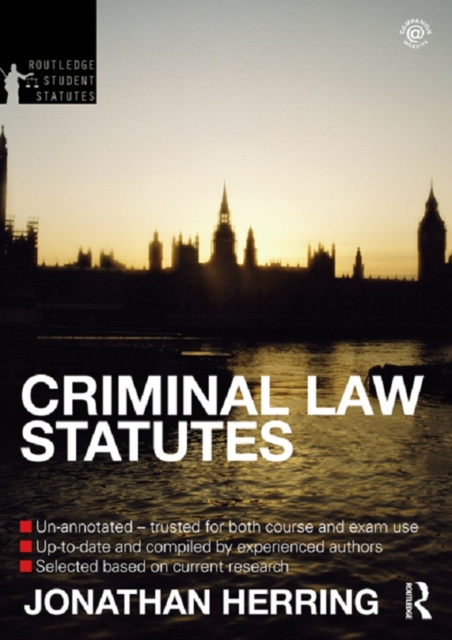E-kniha Criminal Law Statutes 2012-2013 Jonathan Herring