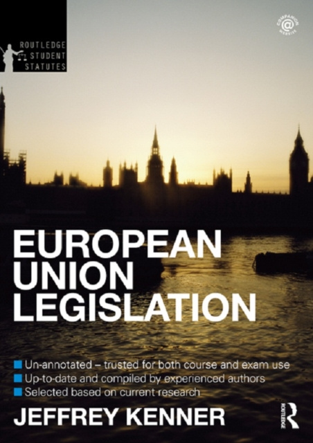 E-book European Union Legislation Jeff Kenner