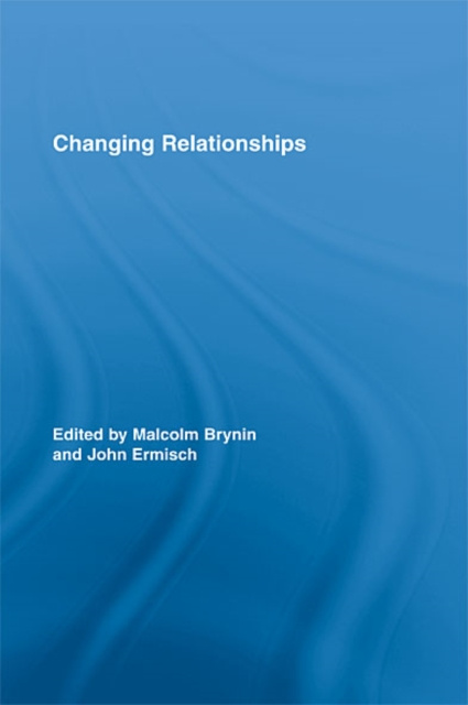 E-book Changing Relationships Malcolm Brynin