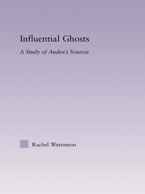 E-knjiga Influential Ghosts Rachel Wetzsteon