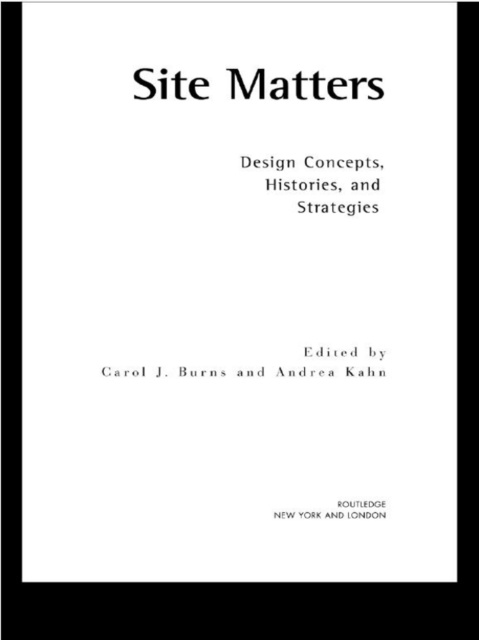 E-knjiga Site Matters Carol Burns