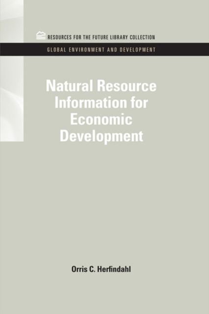 E-knjiga Natural Resource Information for Economic Development Raymond F. Mikesell