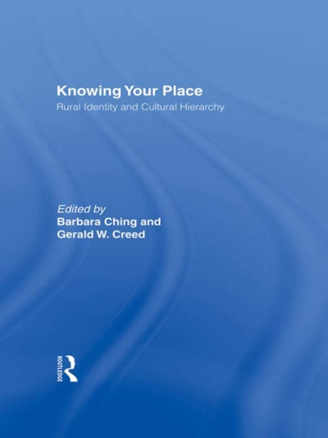 E-kniha Knowing Your Place Barbara Ching