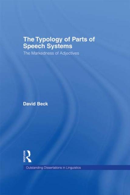 E-kniha Typology of Parts of Speech Systems David Beck